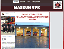 Tablet Screenshot of maskunvpk.net